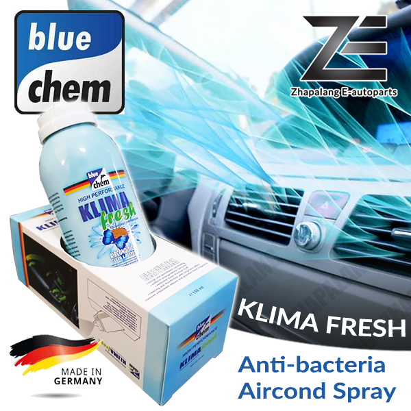 Bluechem Klima Fresh Anti-Bacteria Aircon Spray Treatment 150ml: The Ultimate A/C Clean & Refresh Solution